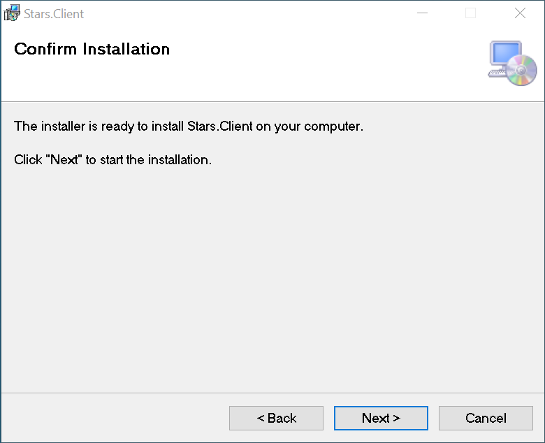 Confirm Installation